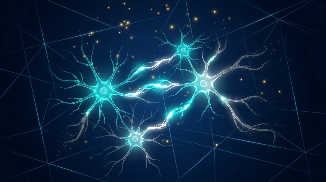 Red de neuronas conectándose: neuroplasticidad, tu cerebro puede cambiar a cualquier edad
